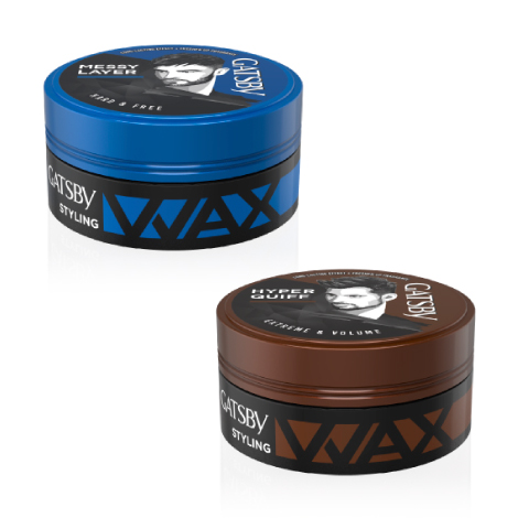 GATSBY 海外アジア圏　STYLING WAXパッケージデザイン、化粧品デザイン