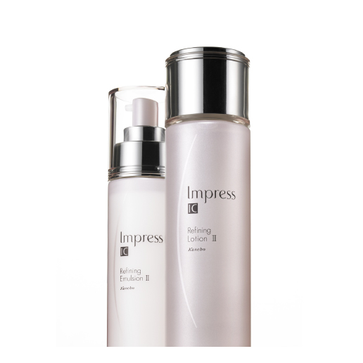 KANEBO Impress 高級化粧品パッケージデザイン、フォルムデザイン