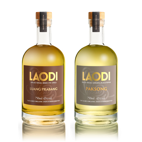 LAODI Spiced rumパッケージデザイン