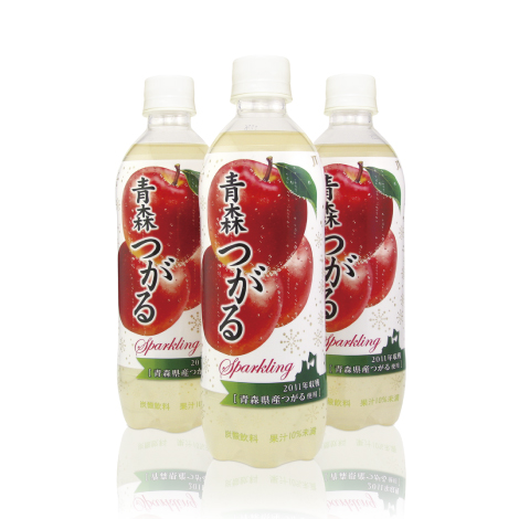 果汁飲料 パッケージデザイン開発 日本たばこ産業株式会社 青森つがる Sparkling