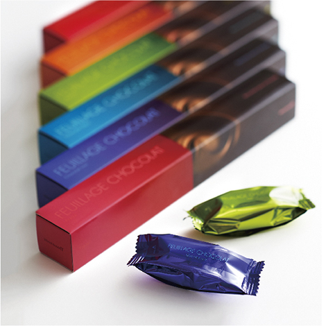 ファヤージュショコラ お菓子のパッケージデザイン