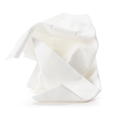 SoftBank SELECTION「EQUAL Shapy "KU-SHA"」。スマートフォンスタンド。3Dプリンターならではの複雑な曲線と有機的なフォルムを持つ、紙をくしゃっと丸めたようなデザイン。