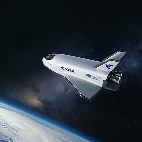 将来宇宙輸送システム（ISC）が開発する有人宇宙輸送機「ASCA 2」の機体デザイン